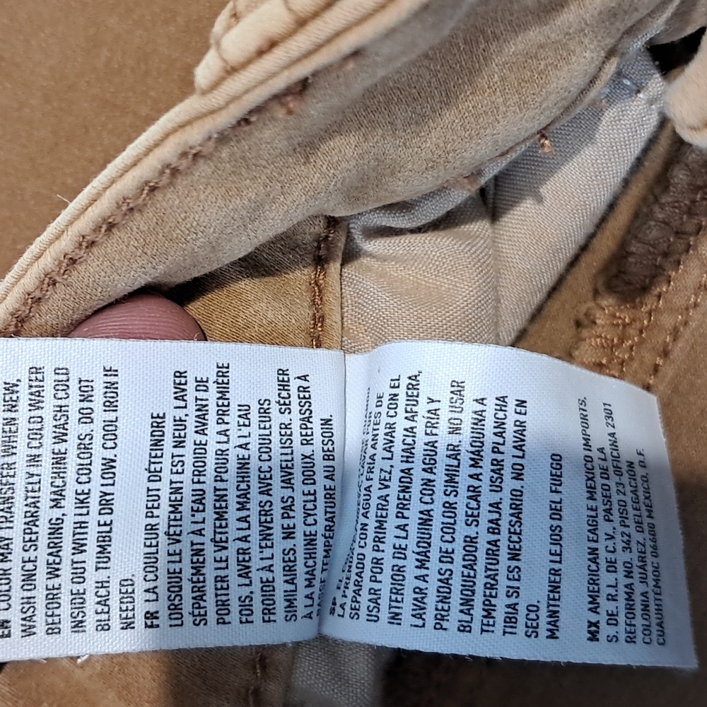 American Eagle Outfitters 360 Super Stretch Jegging. Tan. Size 6. - Picture 6 of 11
